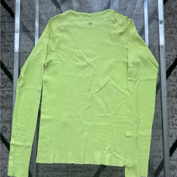 lululemon athletica Neon Green Long Sleeve Top - Picture 7 of 7